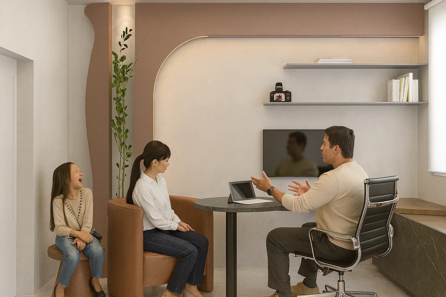 Sala de planejamento odontológico