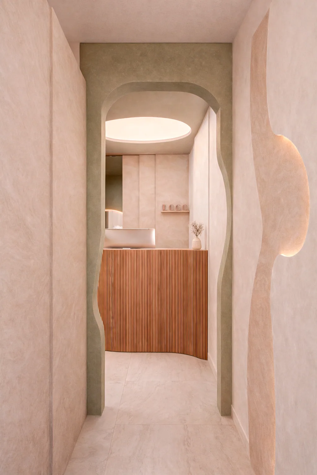 Recepção principal com concierge