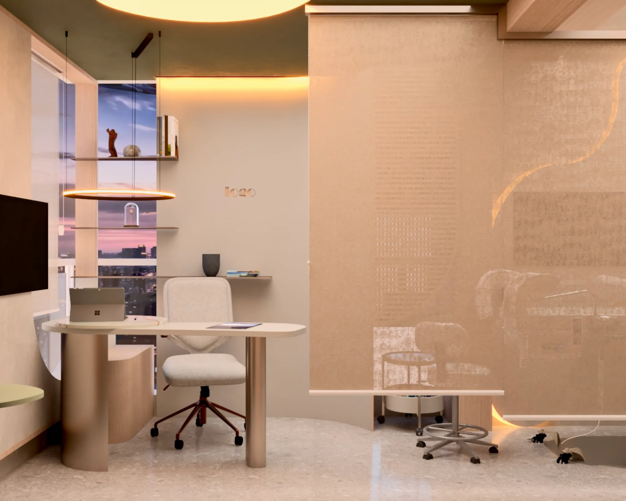 Sanitário interno do consultório de urologia