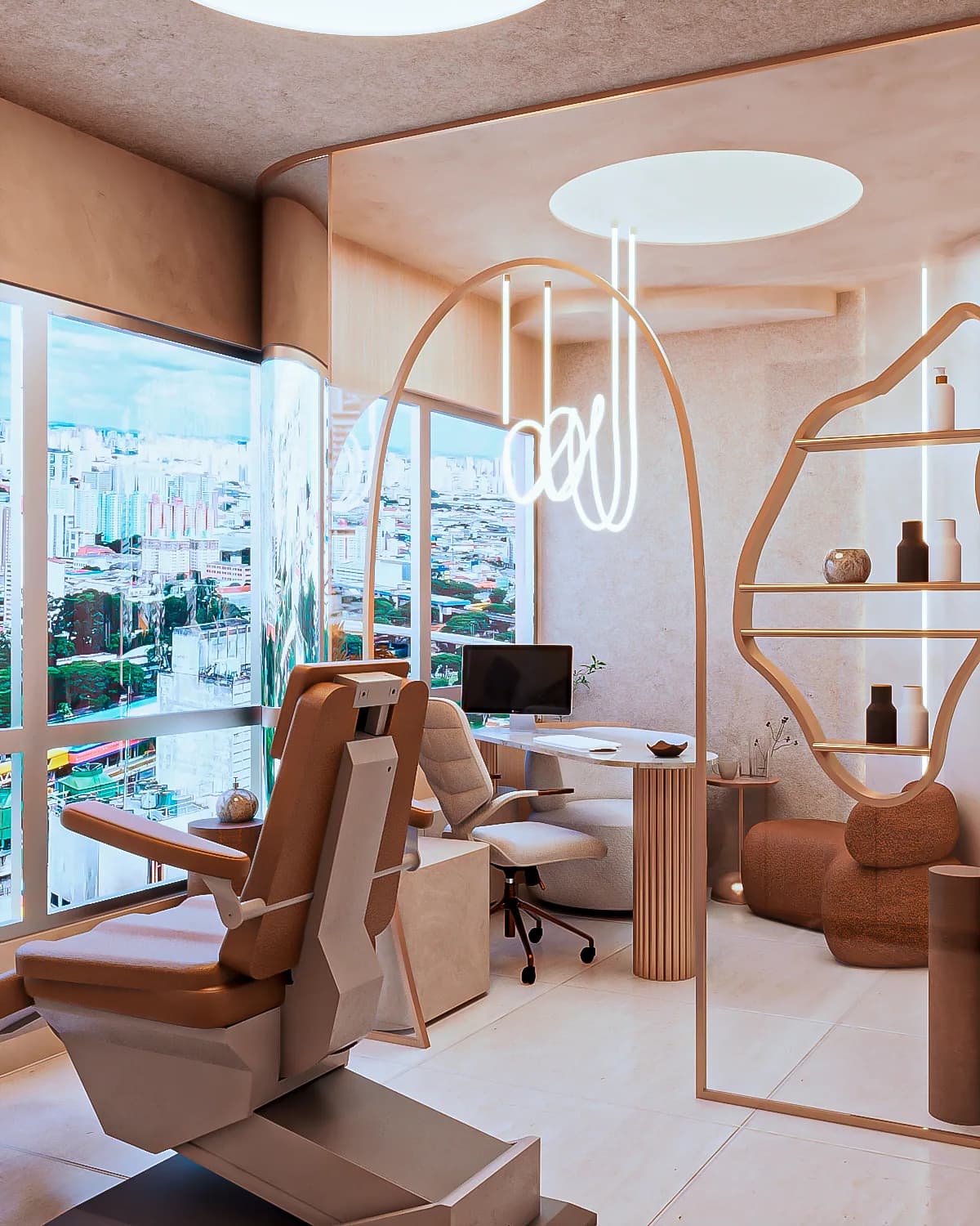 Consultório Luciana — vista da escuta