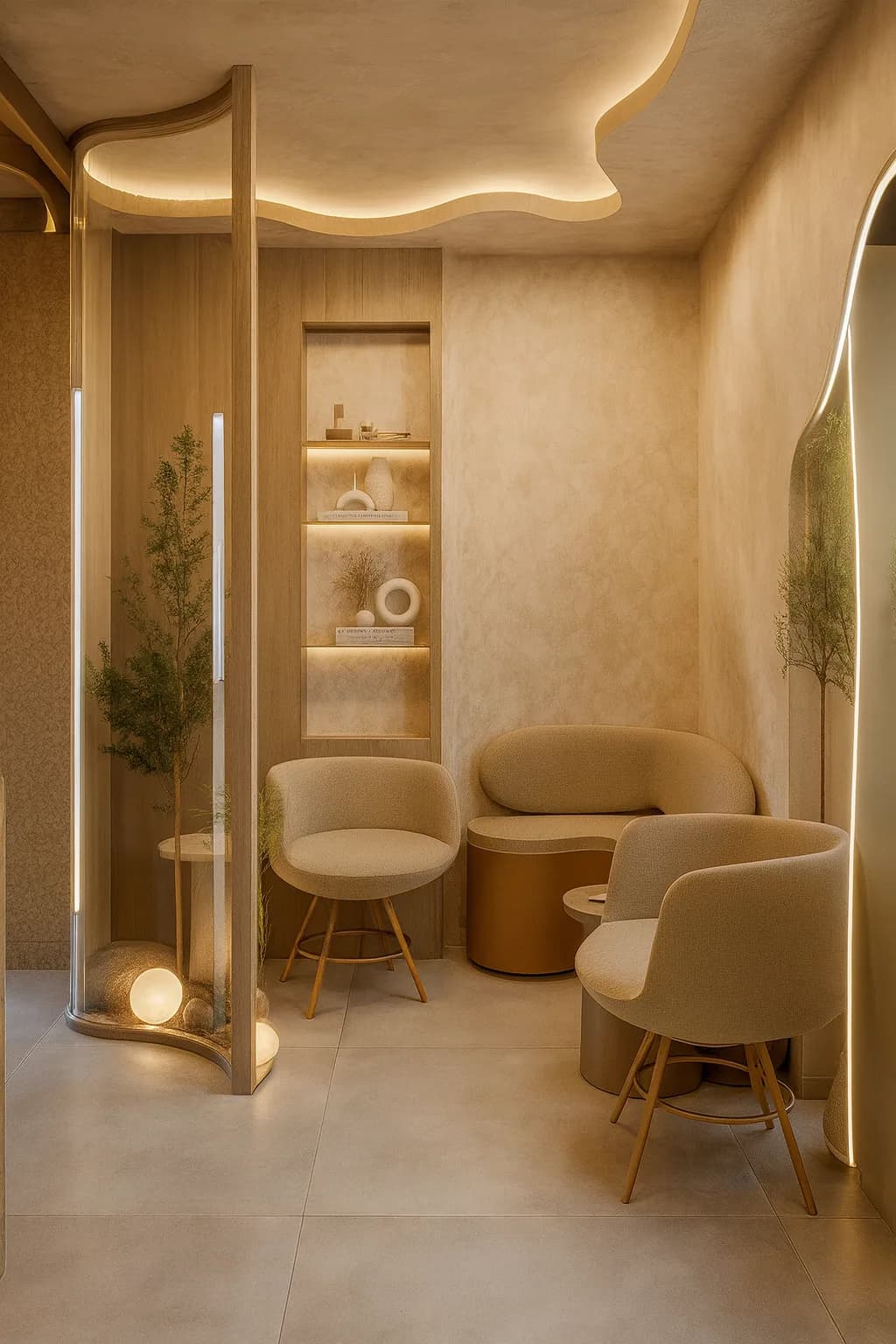 Recepção — área de espera