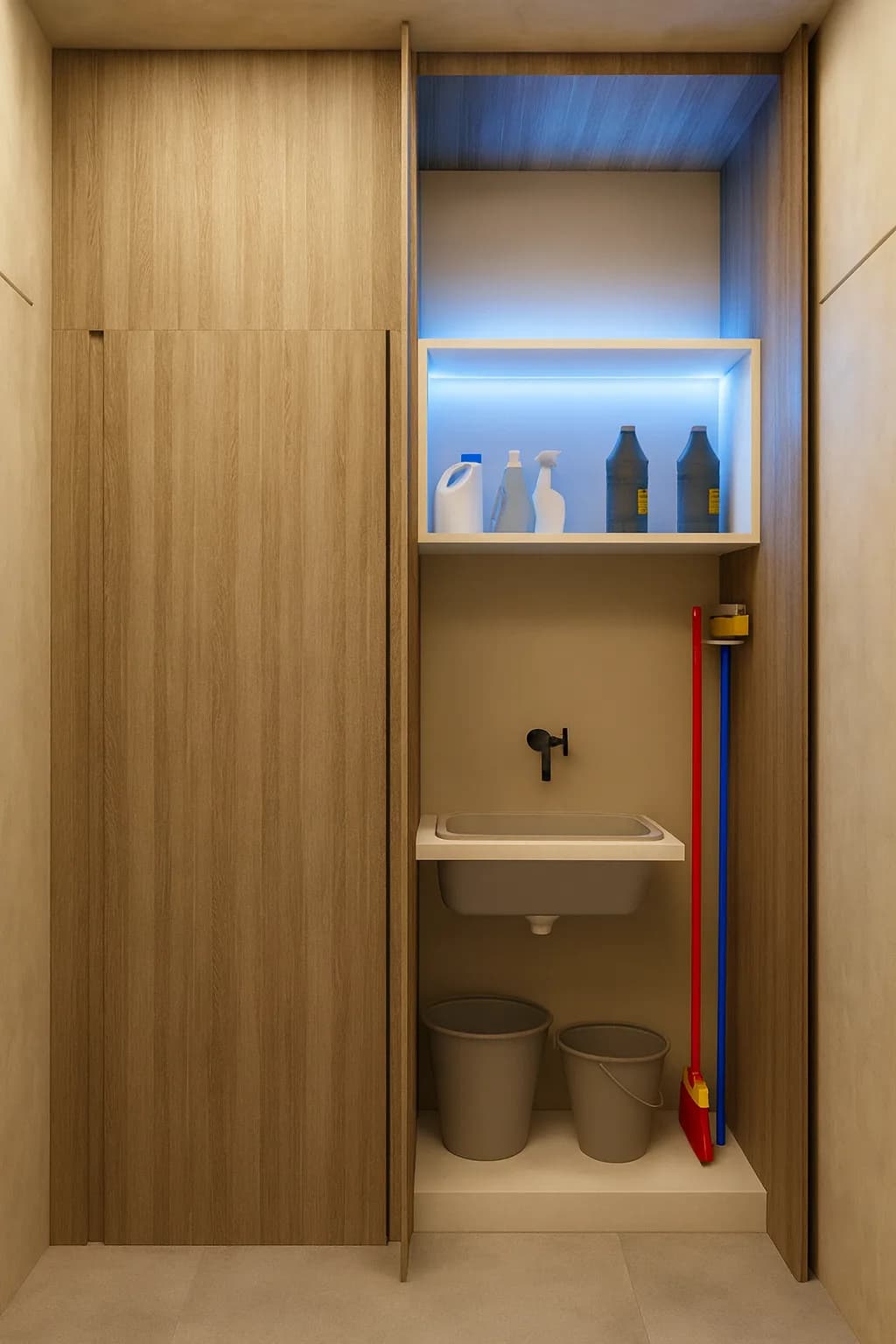 Recepção — detalhe iluminação